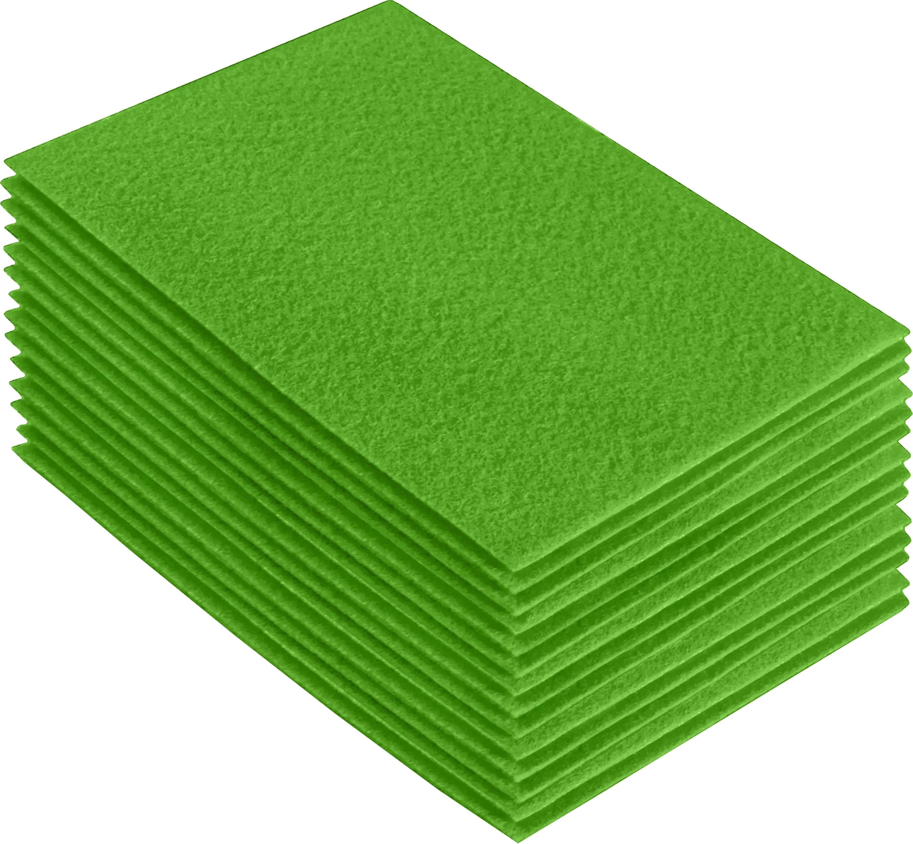 Acrylic Felt Craft Sheet Packs | Lime A18