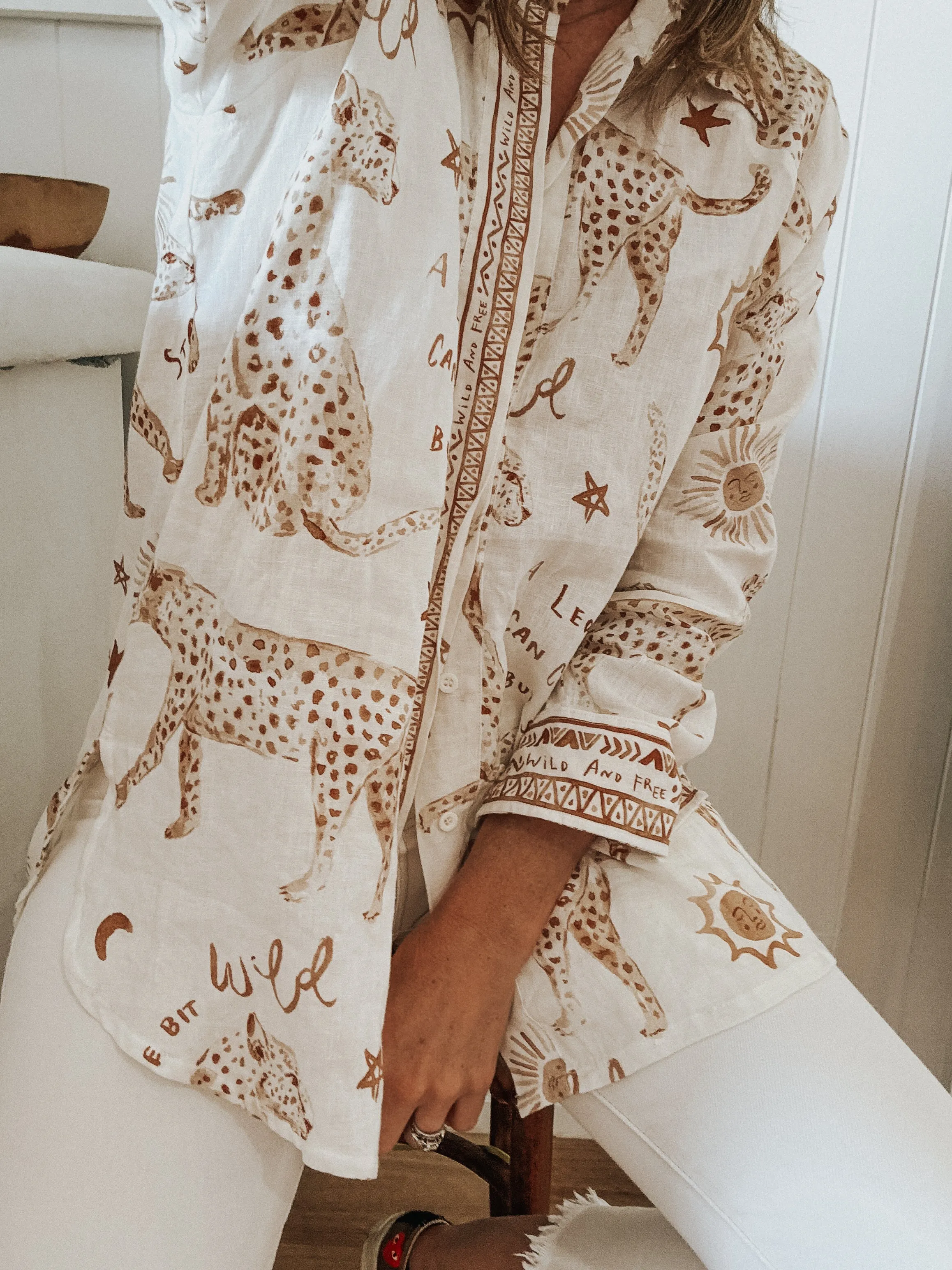 Billie Shirt Leopard - Wholesale
