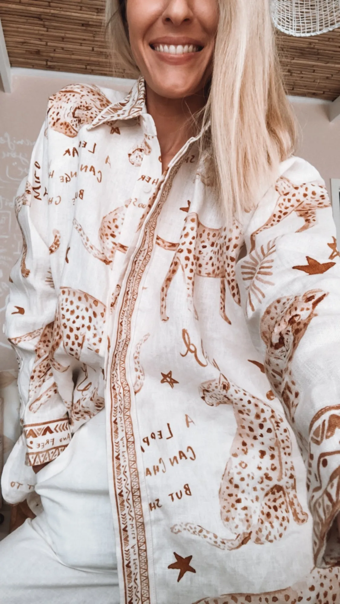 Billie Shirt Leopard - Wholesale