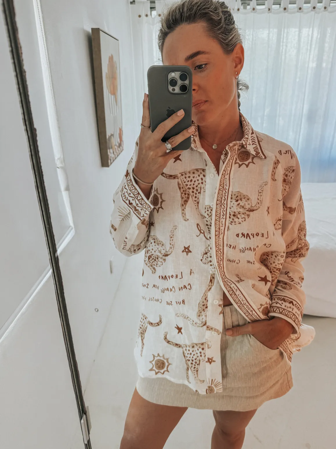 Billie Shirt Leopard - Wholesale