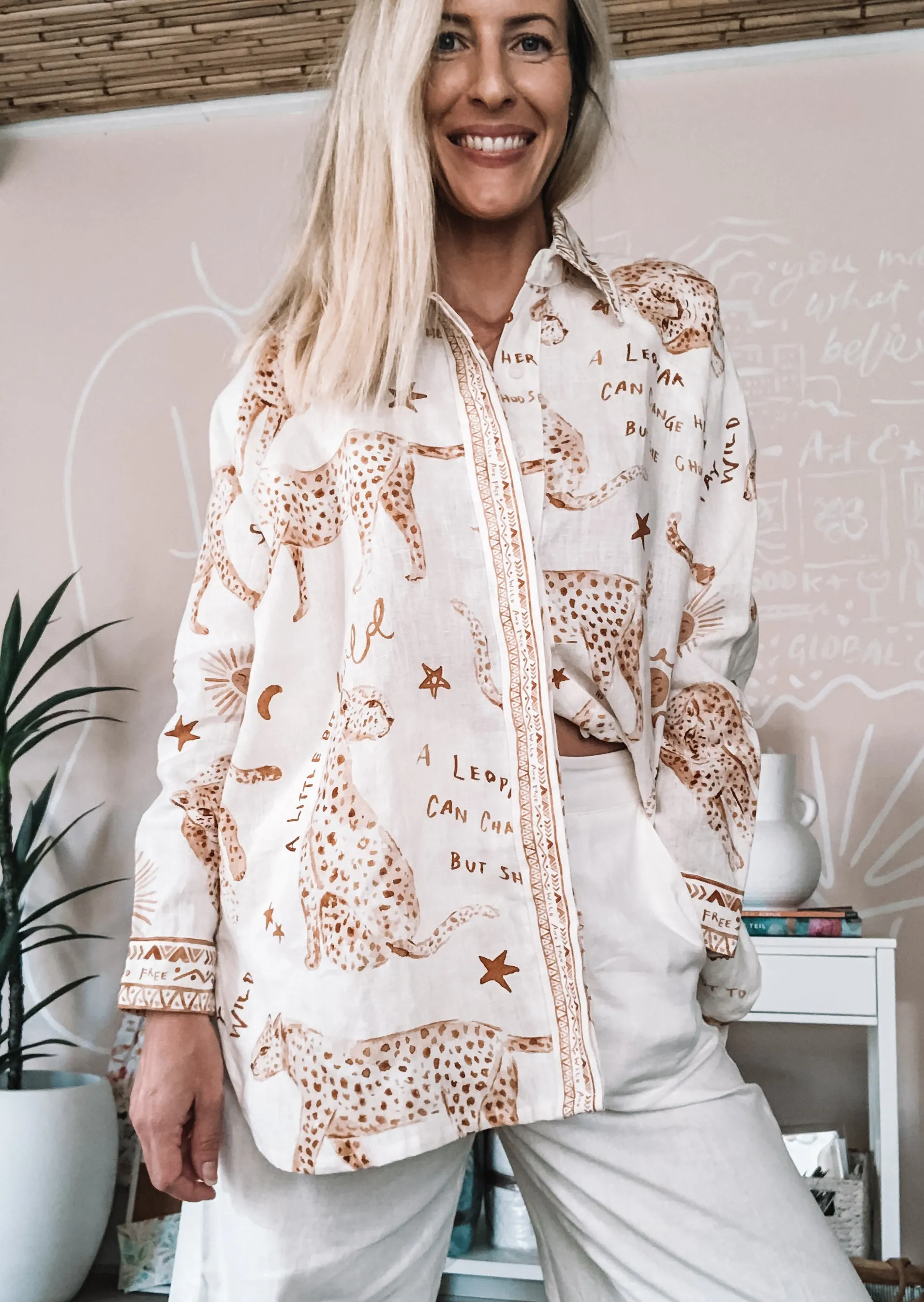 Billie Shirt Leopard - Wholesale