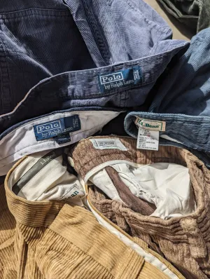 Branded Vintage Cord Pants Corduroy