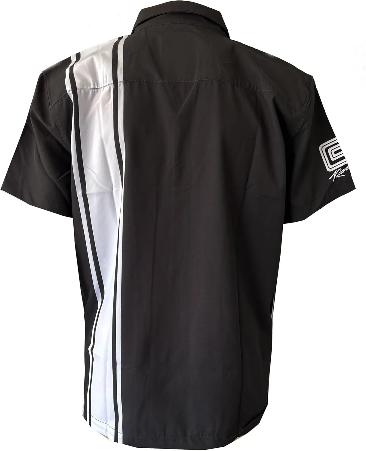Carroll Shelby Cobra Stripe Camp Shirt - Cuban, Cabana Style Button-Up Shirt