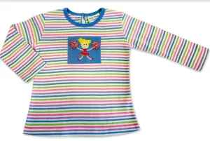 Cheerleader Cotton Knit Girl's Shirt