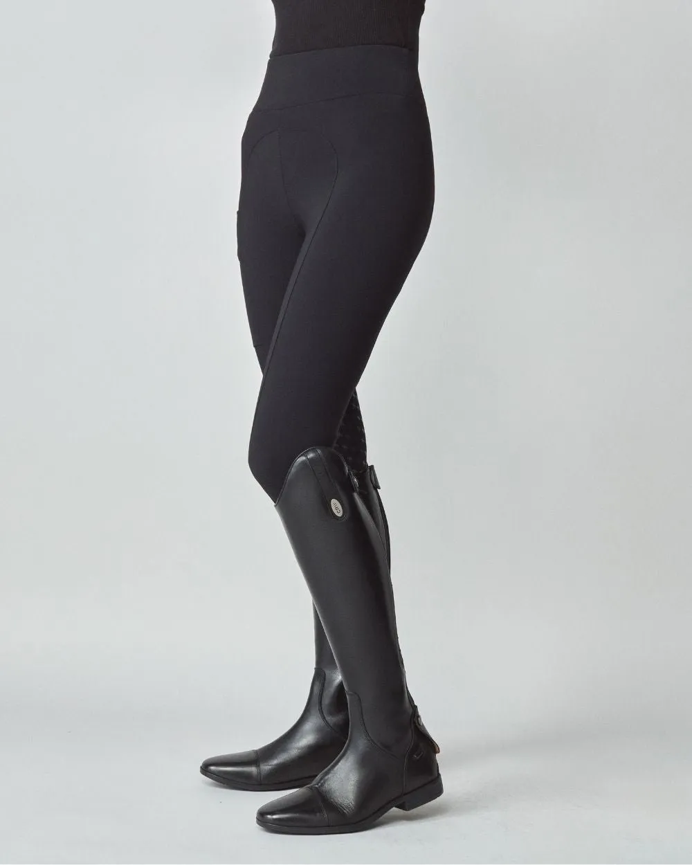 Compression Pull-On Breeches Black