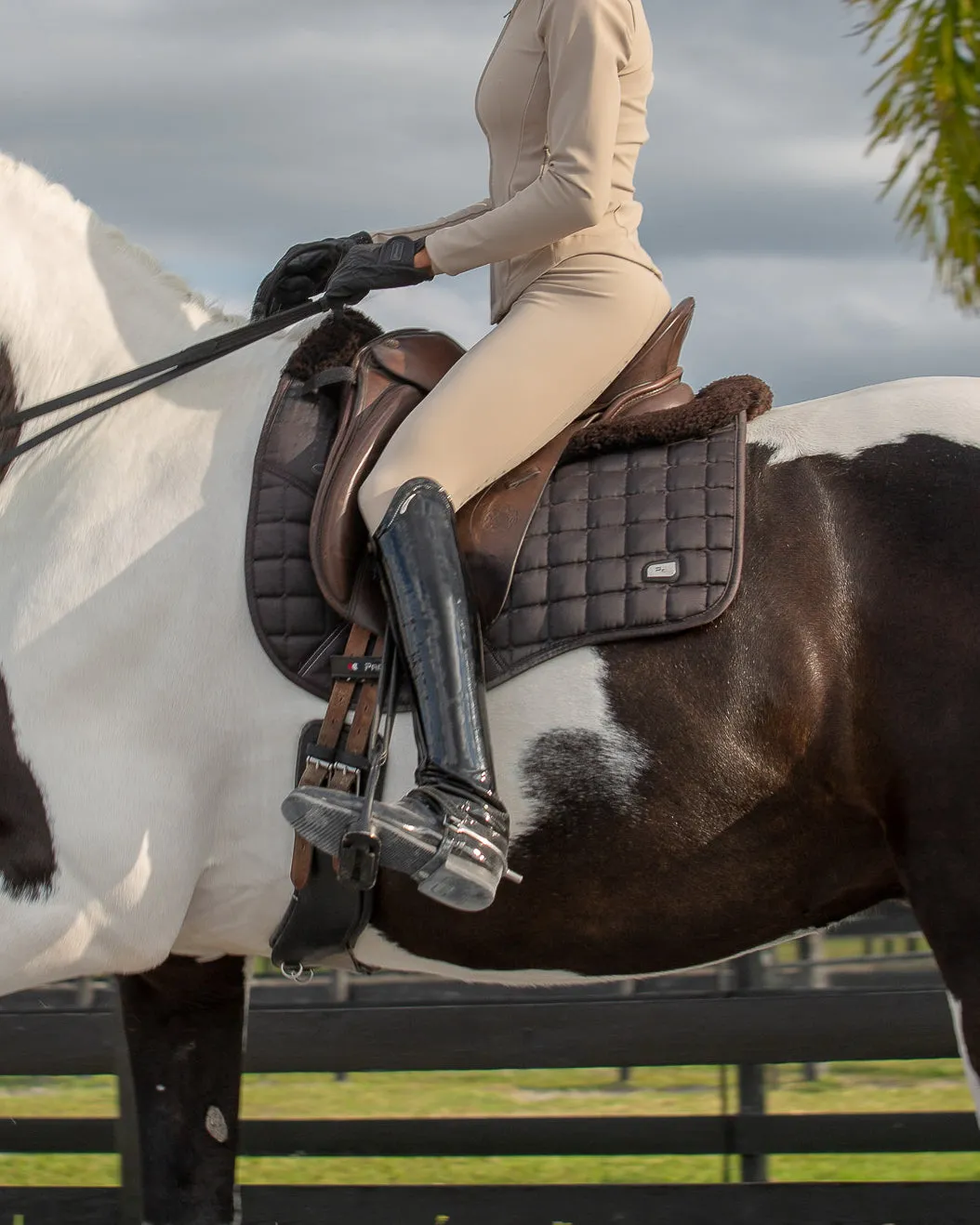 Compression Pull-On Breeches Tan