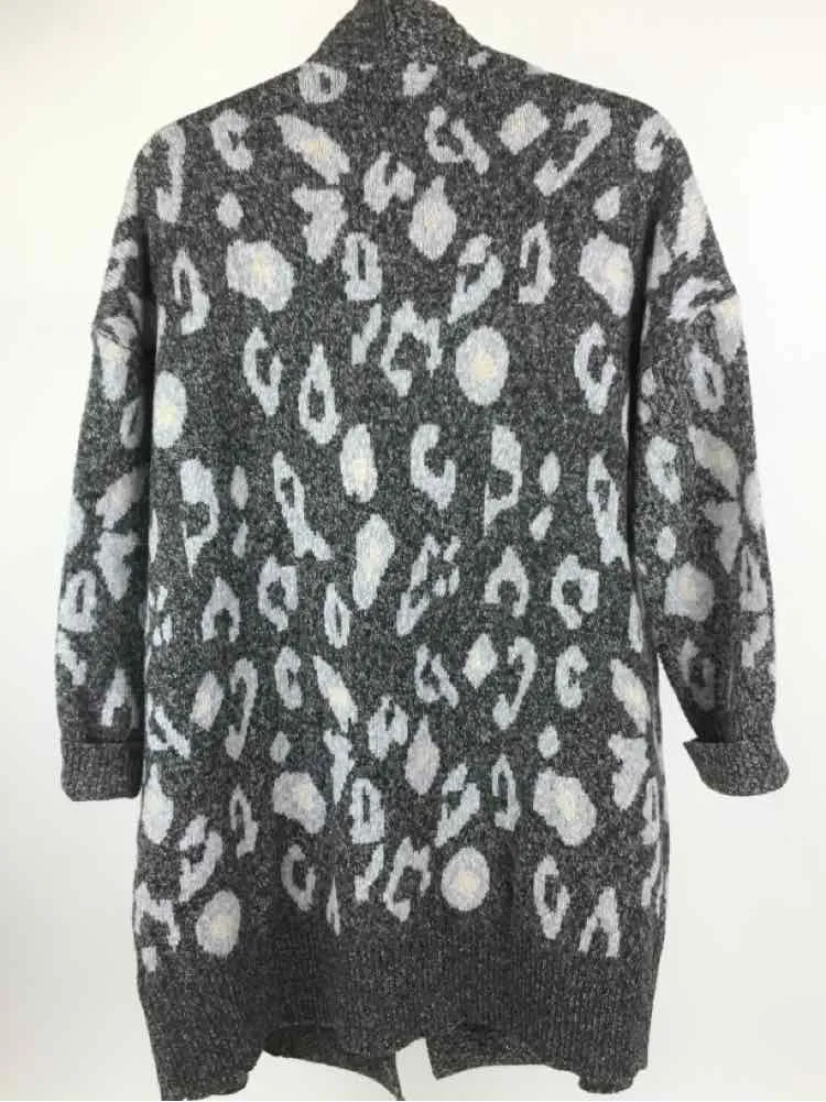 Cupcakes & Cashmere Size S Gray/Blue Cardigan