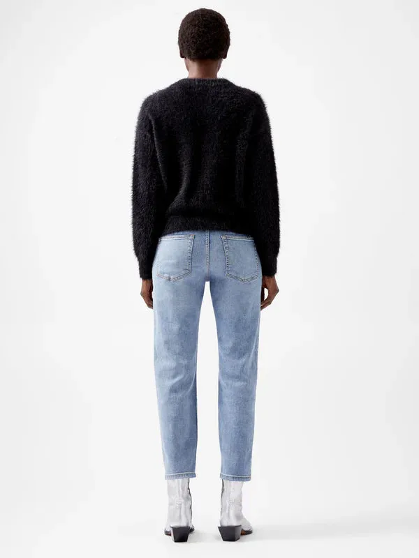 French Connection Molly Feather Cardigan-Blackout-78XCZ