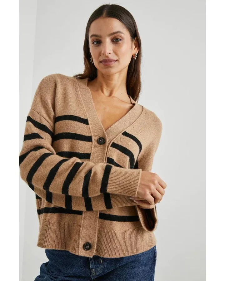 Geneva Black Stripe Cardi