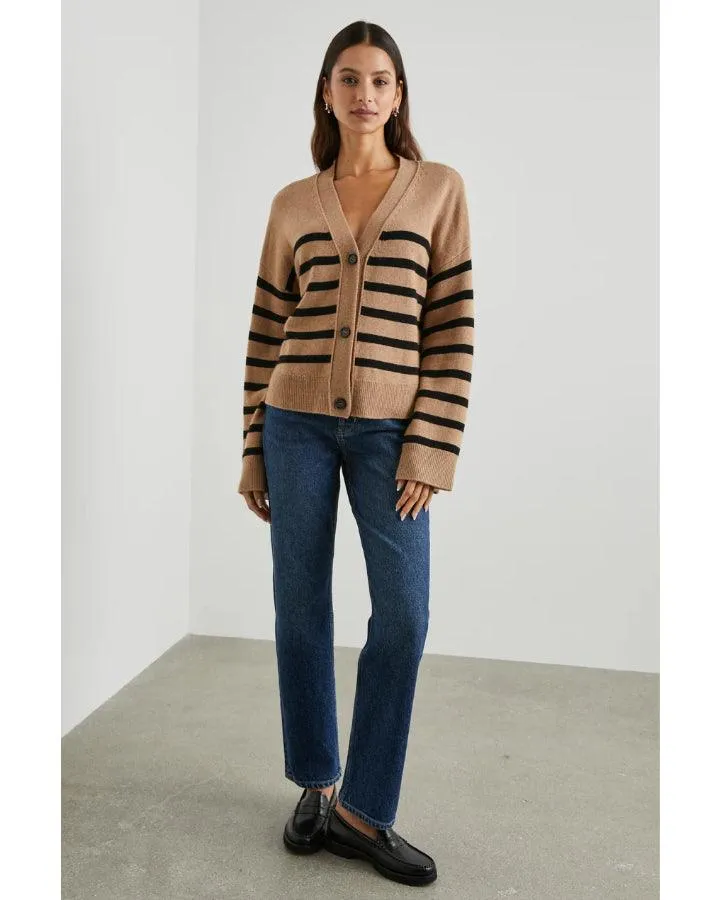 Geneva Black Stripe Cardi