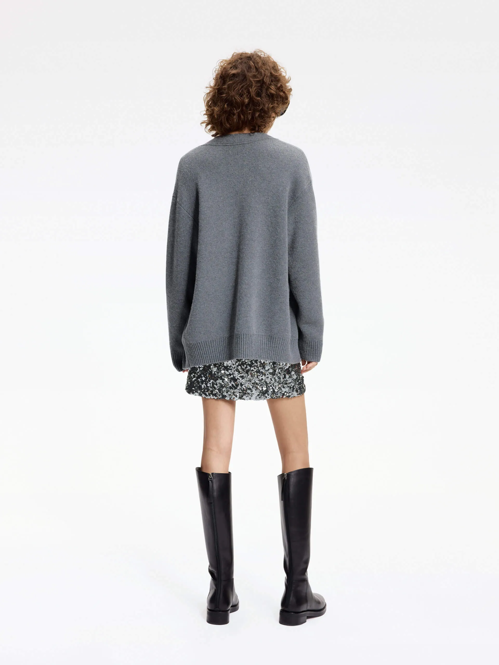 Include Cashmere Knit Cardigan