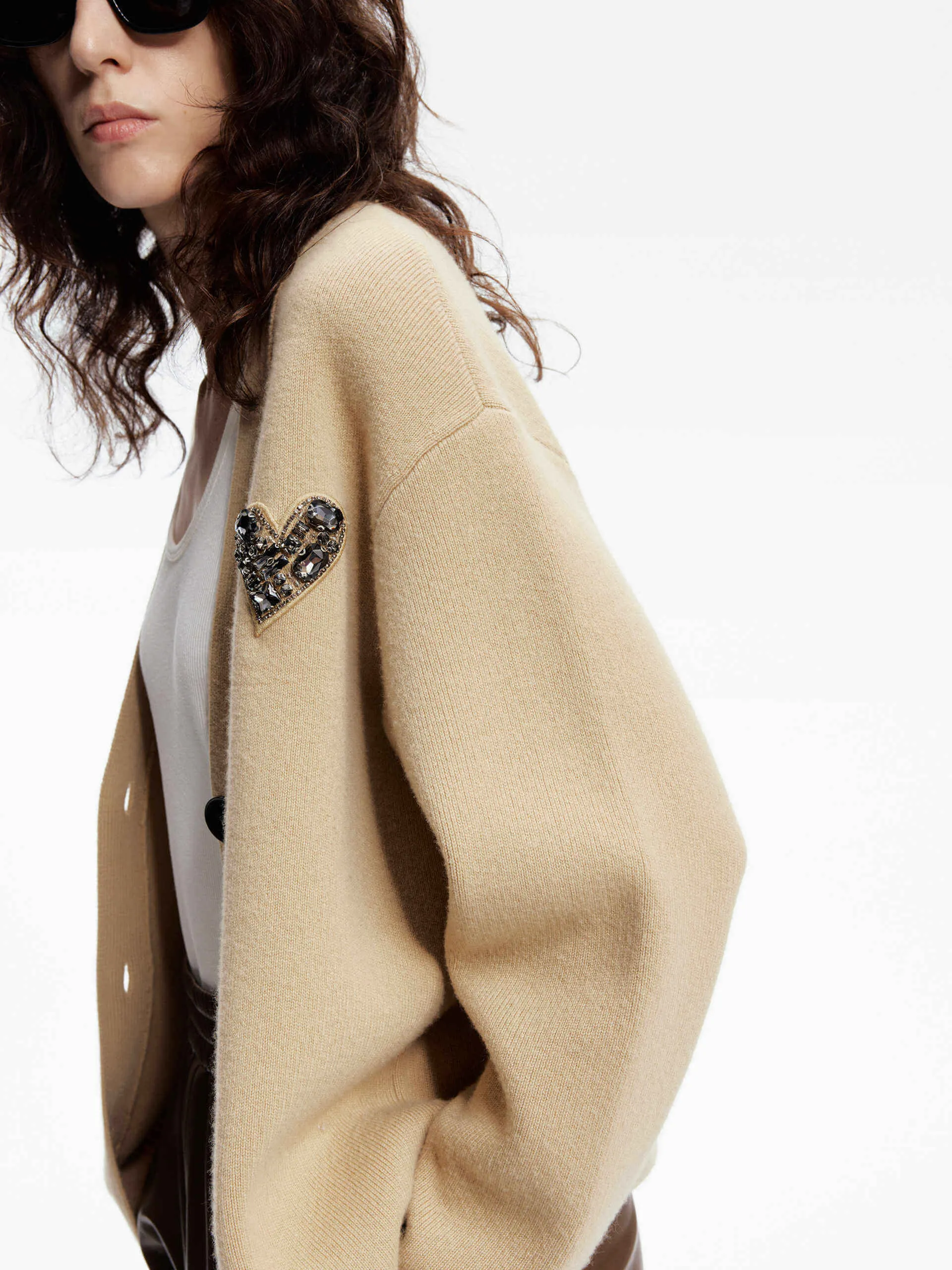 Include Cashmere Knit Cardigan