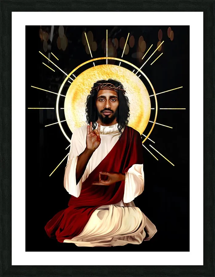 Jesus Christ Meditating