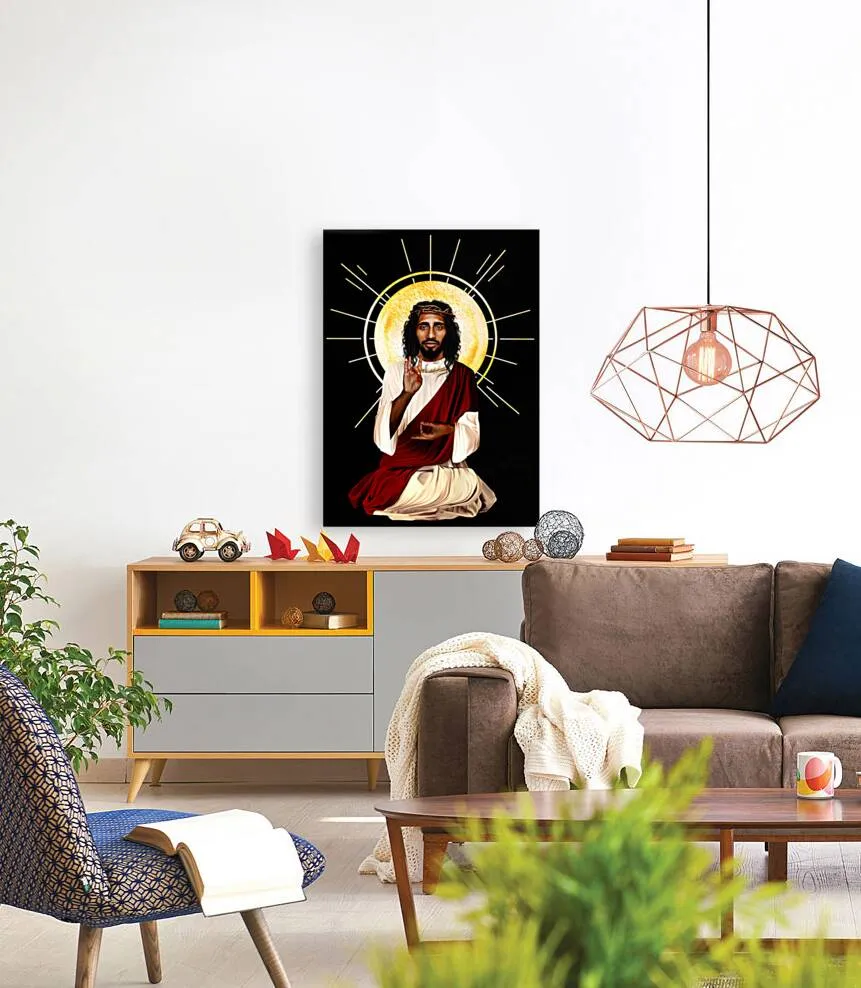 Jesus Christ Meditating