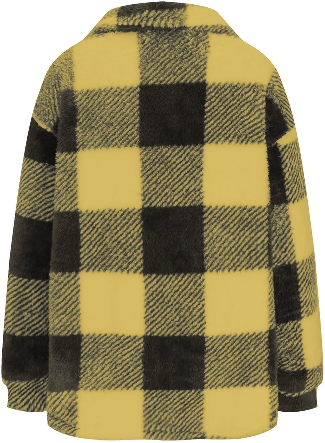 Shackets for Women 2024 Plus Size Fleece Lined Flannel Jacket,Plaid Button Down Shirt Fashion Fall Winter Outfits