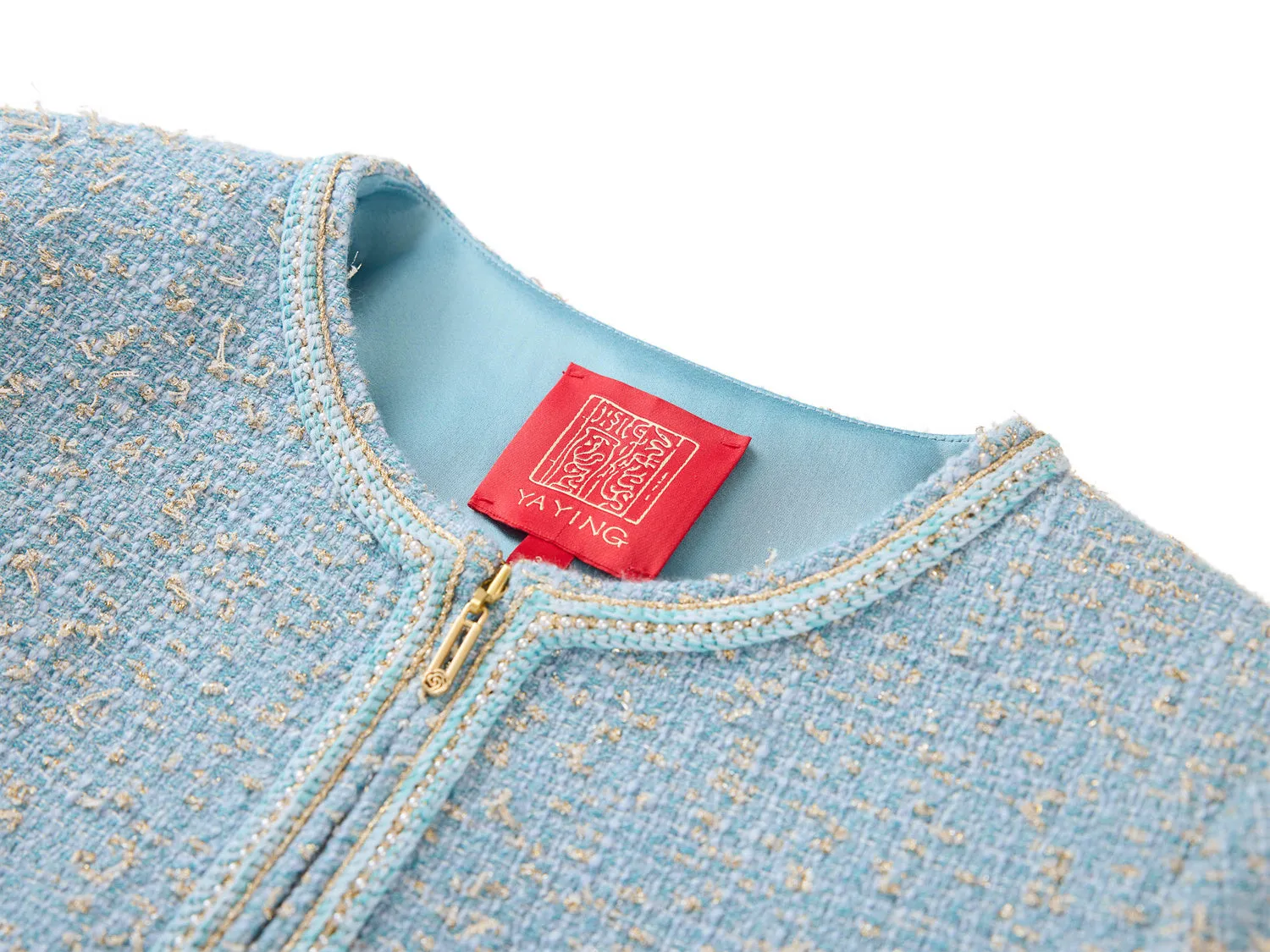 YAYING Loro Piana Tweed Coat